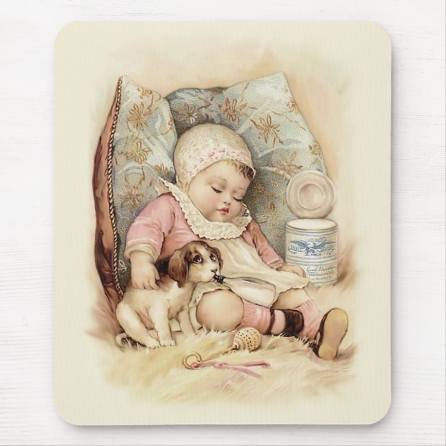 Sömnig Baby Musmatta (Framsidan)