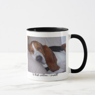 Sömnig Bassethund Mugg