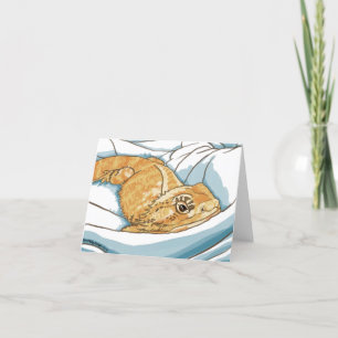 Sömnig Beardie beardeddragon blankgratulationskort Kort