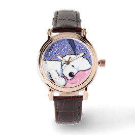 Sömnig Bichon Watch Armbandsur