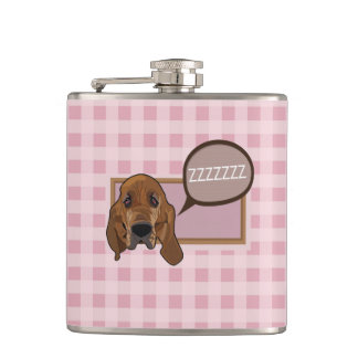 Sömnig blodohound fickplunta