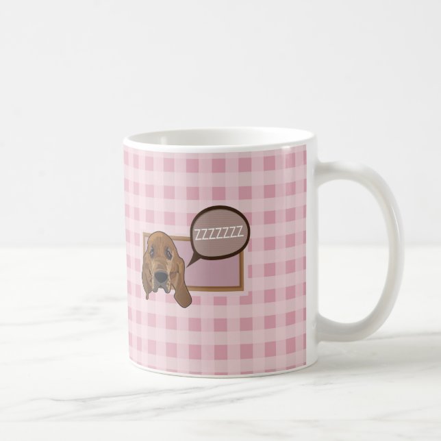 Sömnig blodohound kaffemugg (Höger)
