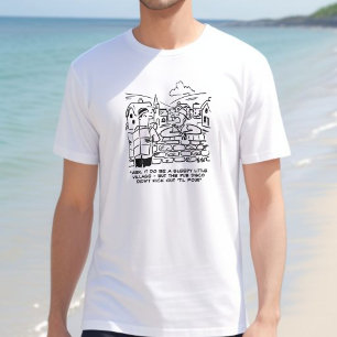 Sömnig by på grund av sen pub disco tröja