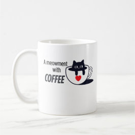 Sömnig Cat Art Kaffemugg