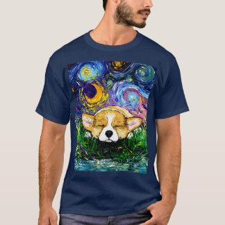Sömnig Corgi Night T Shirt
