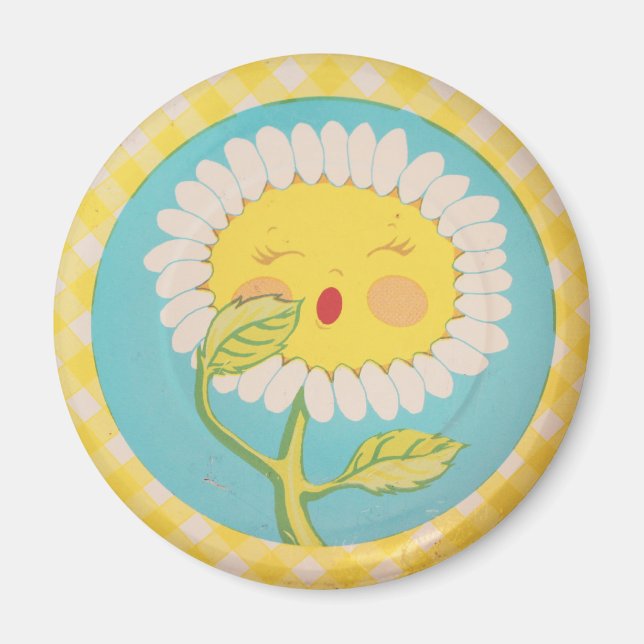 Sömnig Daisy Magnet (Framsidan)