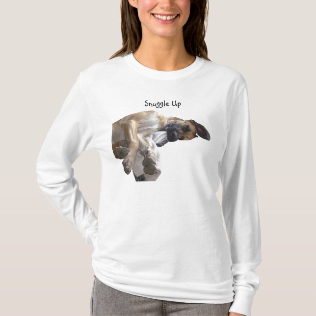 Sömnig dansk Hoody Tee (Framsida)