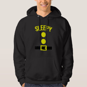 Sömnig Dwarf Halloween-jul Hoodie