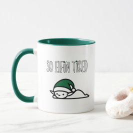 Sömnig Elf-julen - till jul Cheer Mugg