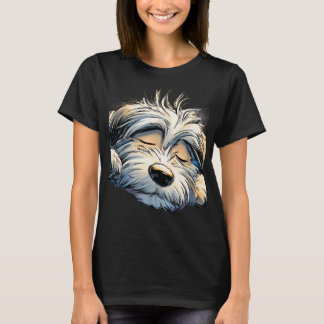 Sömnig flicka t shirt