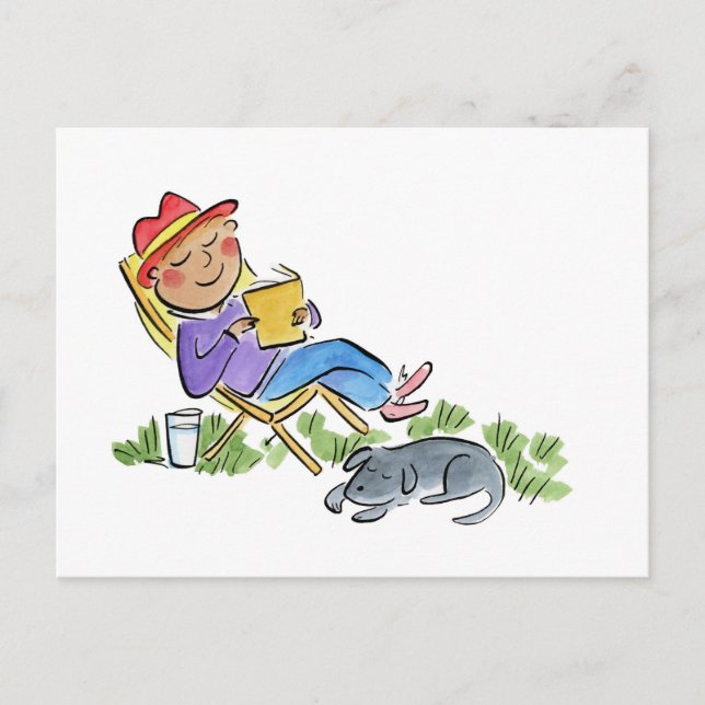 Sömnig Garden Vykort (Framsida)