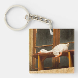 Sömnig Goose Acrylic Keychain
