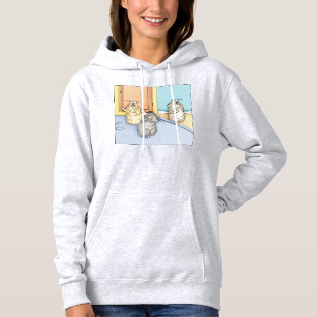 Sömnig Hamsters T Shirt (Framsida)