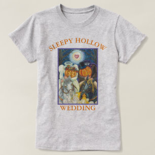 SÖMNIG HOLLOW BRÖLLOP HALLOWEEN BASIC T-SHIRT Gråt