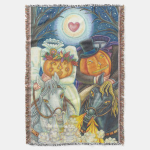 SÖMNIG HOLLOW BRÖLLOP HALLOWEEN THROW BLANKET FILT