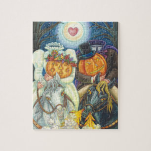 SÖMNIG HOLLOW BRÖLLOP, HEADLESS HORSEMAN PUZZZLE PUSSEL