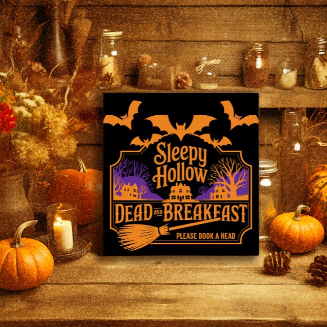 Sömnig Hollow Dead och Breakfast Halloween Poster (Skapare uppladdad)