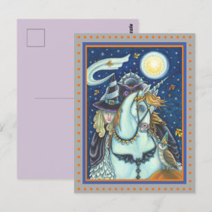 SÖMNIG HOLLOW, HEADLESS GOTHIC WITCH, UNICORN, UGG VYKORT