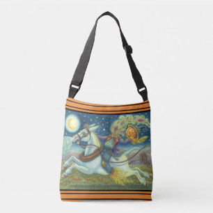 SÖMNIG HULOW FÅGELSKRÄMMA & MULE KOR BODY TOTE BAG AXELVÄSKA