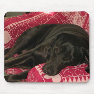 Sömnig Hund Mousepad Musmatta