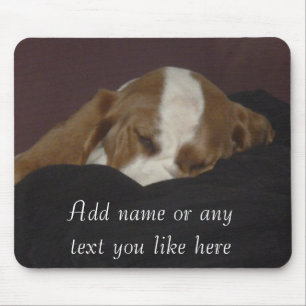 Sömnig hundvalpmousepad musmatta