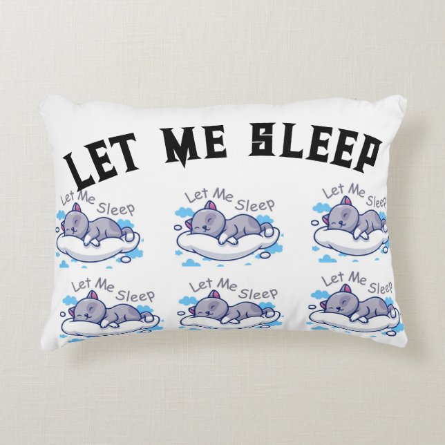 SÖMNIG 😺 I dekorfyllning Prydnadskudde (Framsidan)