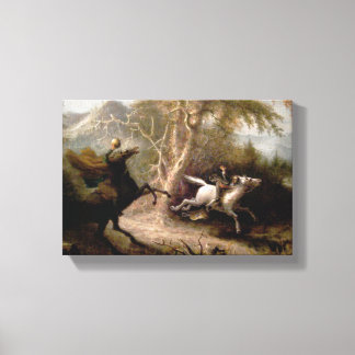 Sömnig ihålig häftlös ram med häftlös häftesram canvastryck