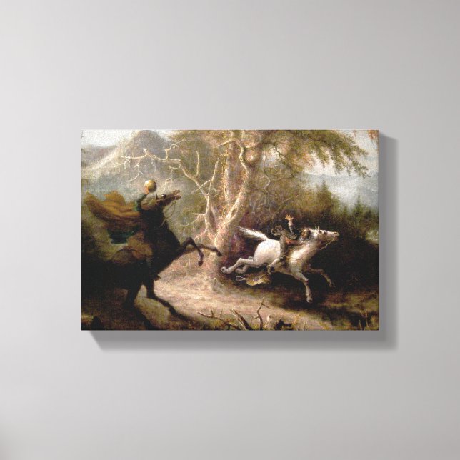 Sömnig ihålig häftlös ram med häftlös häftesram canvastryck (Framsida)