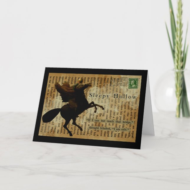 Sömnig ihåligt horseman 1 utan huvud kort (Framsida)