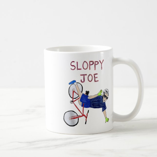 Sömnig Joe - Funny Joe Biden Politiska valet Kaffemugg (Höger)
