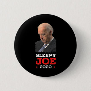 Sömnig Joe - Funny Joe Biden Politiska valet Knapp