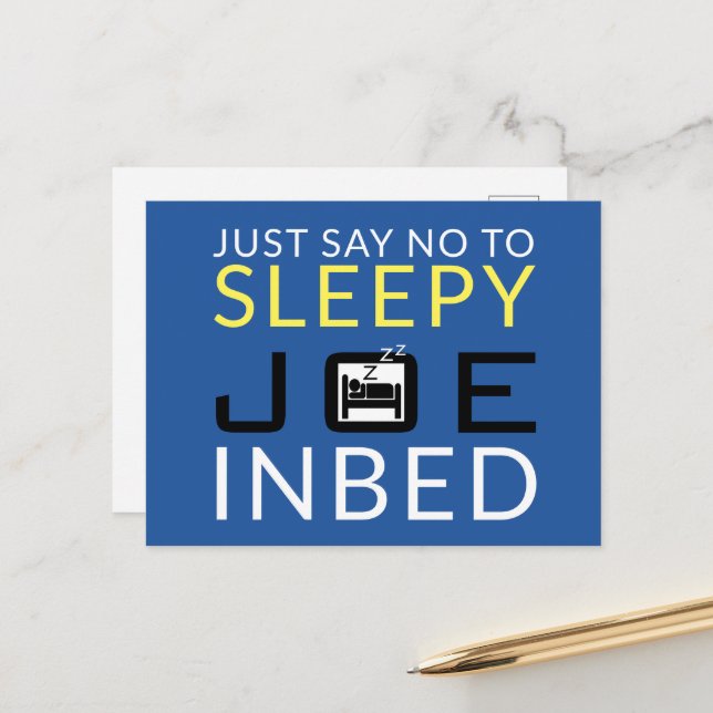 Sömnig Joe Vykort (Fram/Back In Situ)