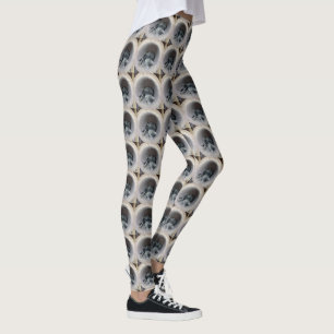 Sömnig Kattunge av Shirley Taylor Leggings