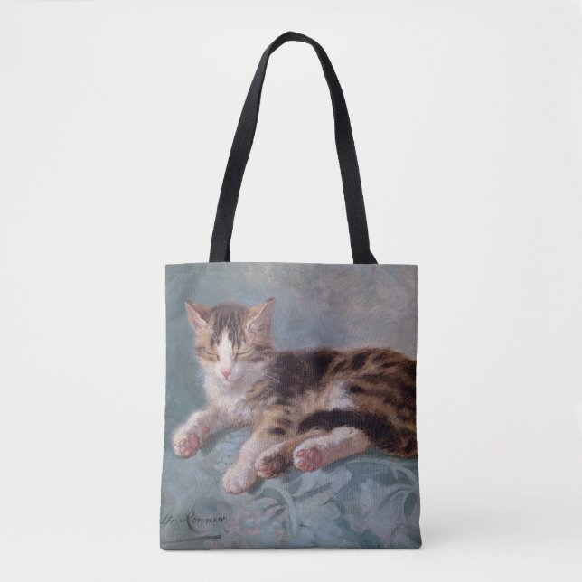 Sömnig Kitten av Henriette Ronner-Knip Tygkasse (Framsida)