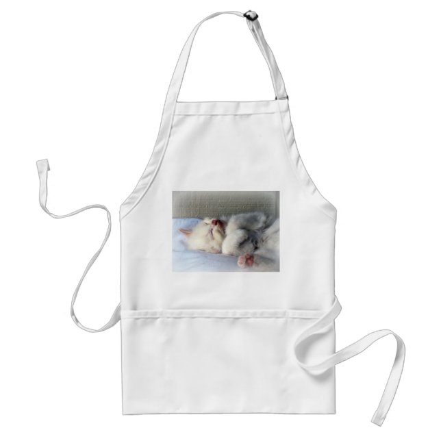 Sömnig Kitten Förkläde (Framsidan)