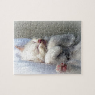 Sömnig Kitten Pussel
