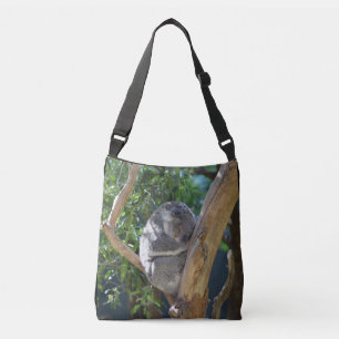 Sömnig Koala i Träd Photo Axelväska