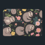 Sömnig kortplatser och Blommigt-drömmar iPad Mini Skydd<br><div class="desc">Ett vackert upprepande mönster med snygga tecknader som hänger från grenar och som omges av färgstarka blommor på svart bakgrund - perfekt för ,  mysiga konstruktioner.</div>