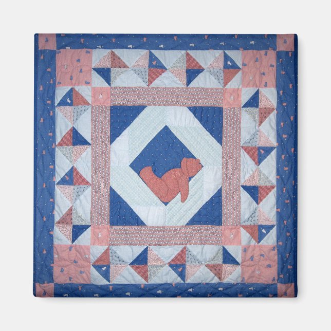 Sömnig kulspetshöjd magnet (Framsidan)