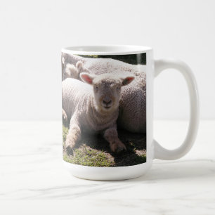 Sömnig lamm kaffemugg