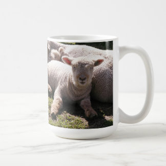 Sömnig lamm kaffemugg