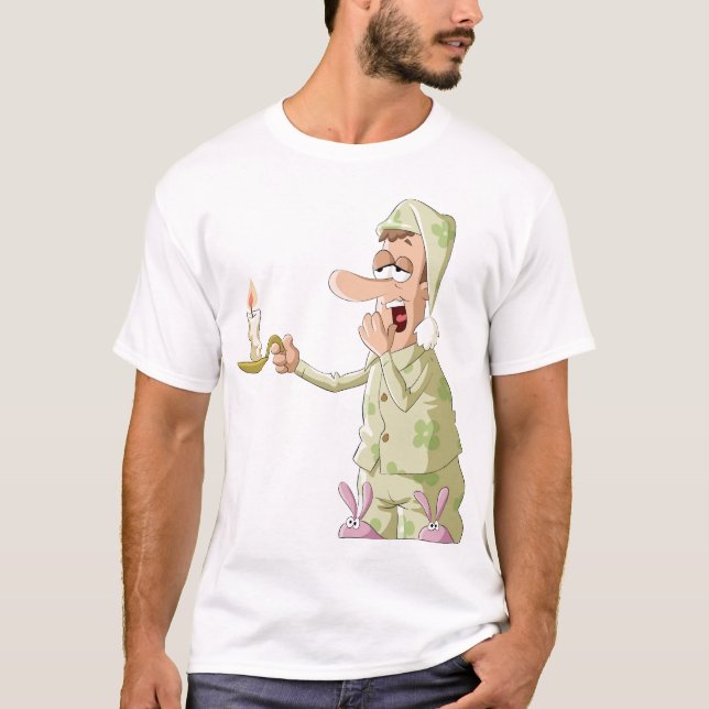 Sömnig manskjorta tee (Framsida)