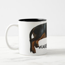 Sömnig marionettvakning Mugg för Pappa