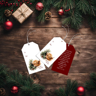 Sömnig Märkre för höglandskassor Presentetikett