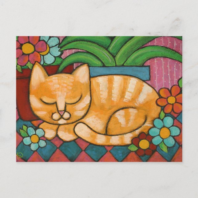 sömnig_marmelad vykort (Framsida)