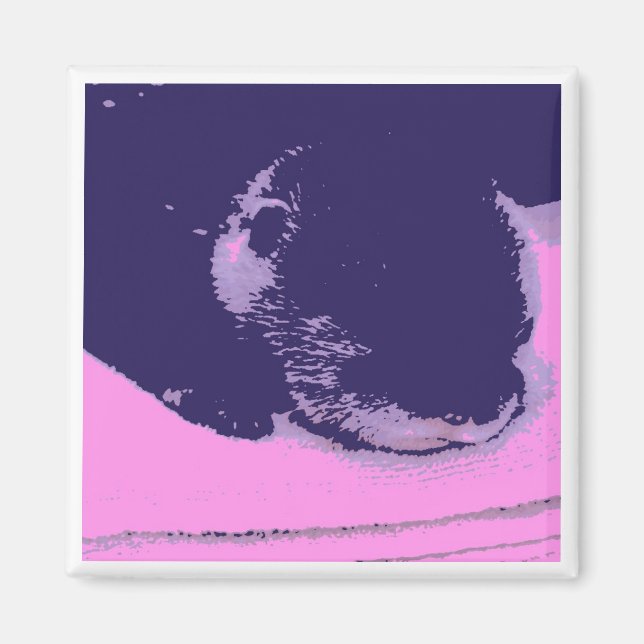 Sömnig Otter Magnet (Framsidan)