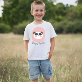 Sömnig panda t shirt