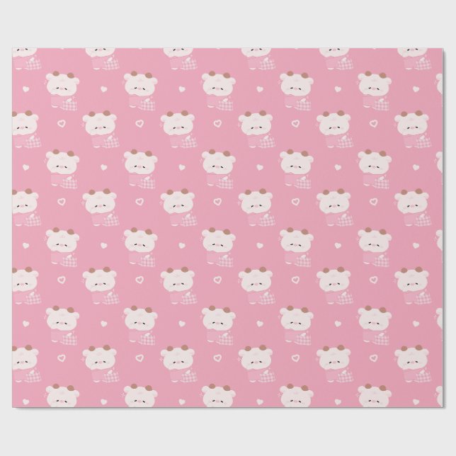 Sömnig Papper radbrytning Presentpapper (Platt)