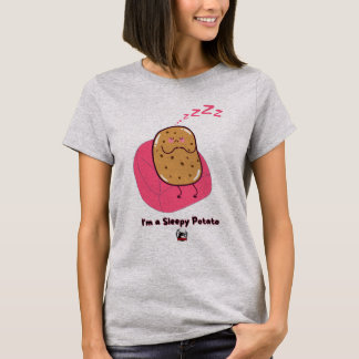 Sömnig potatis t shirt