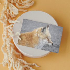 Sömnig Red Fox Funny Wildlife Birthday Kort